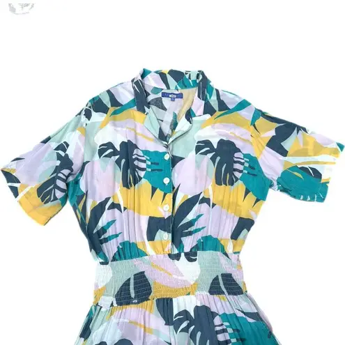 MSRP $475 PARADISED Women’s Scottie Radiant Runaway Jumpsuit Romper Sz M Green Size M