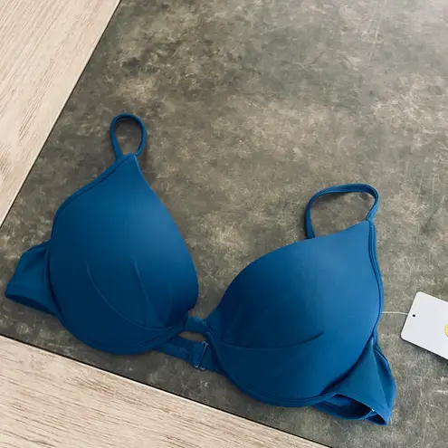 Body Glove Women's Smoothies Greta Solid Molded Cup Push Up Underwire Bikini Top