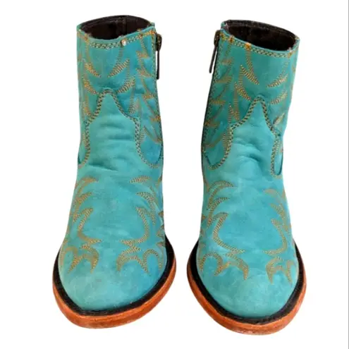 Caborca Silver Liberty Black Katherine Western Boots GUC $240 Size 5.5 S3249