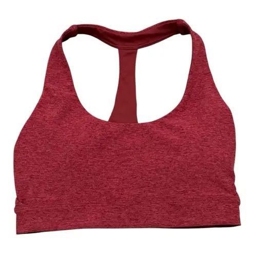 Calia by Carrie Underwood Lustralux T Back Bra Bricklayer Heather Red Size XS