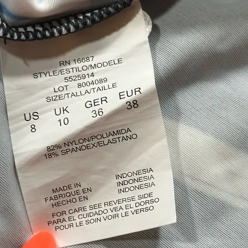 Island Escape Swim Island Escape Hawaiian Bloom Tankini Top size 8 NEW Black