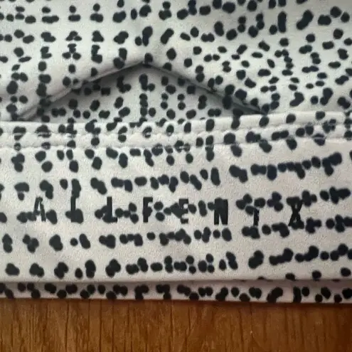 Anthropologie All Fenix White & Black Sport Bra (Size M) Size M