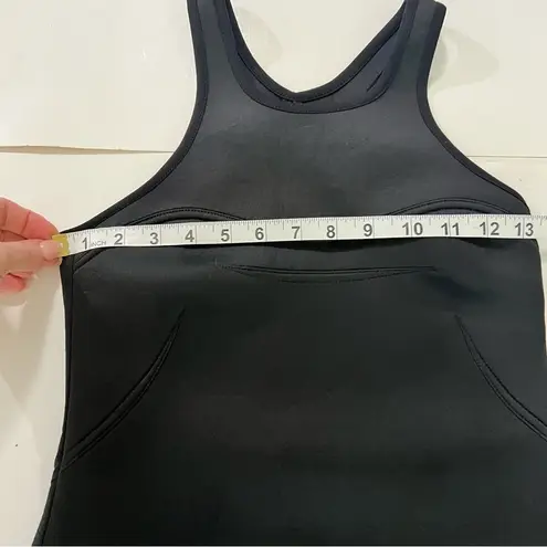 BLQ Scuba Bodycon Dress Back Cut Out Black Revolve Brand Size 1 EUC