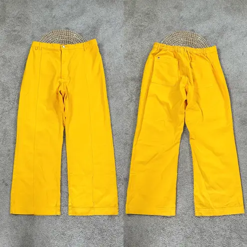 Big Bud Press Women’s Western Calvary Pants Pin Tuck Retro in Golden Yellow XL