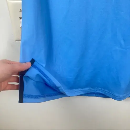 FootJoy Womens Size S Lisle Blue Corporate Polo Shirt Performance Golf Tennis