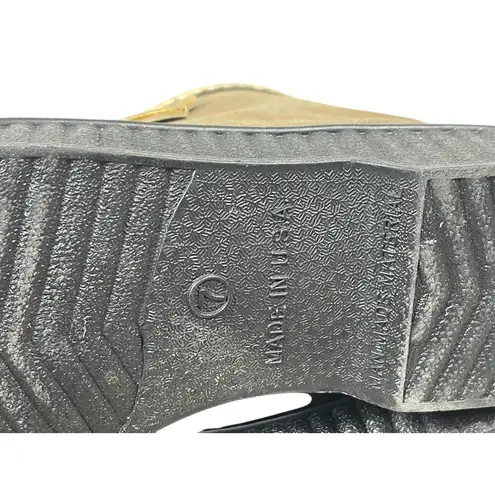 VTG Mukluk Sherpa Lined Gum Sole Winter Warm Boots USA Made Boho Hippie Size 7 Brown