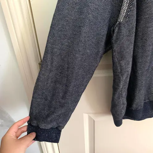 3/$15 Tailor Vintage Flecked 1/4 Zip Knit Pullover Sweater in Blue Size XL