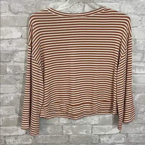 Eberjay Eberjey Quincy Runner Striped Lounge Set in Pecan & White - Image 7