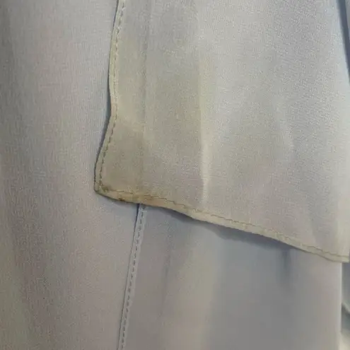 Revelry Harper Chiffon Wrap Maxi Dress Light Blue 9557