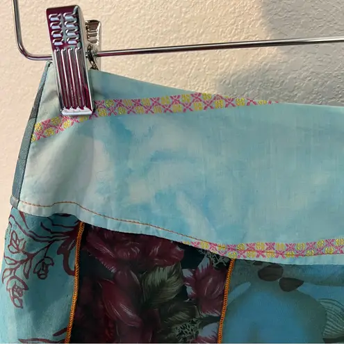 Aquarius Silk Cotton Mixed Prints Floral Patchwork A