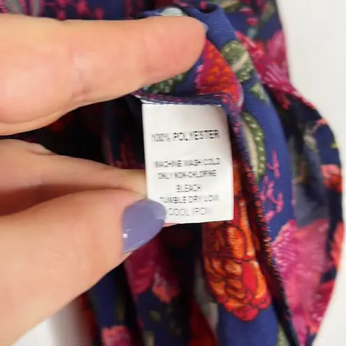 PaperMoon Anthropologie Floral Halter Flowy Tank Top Blouse