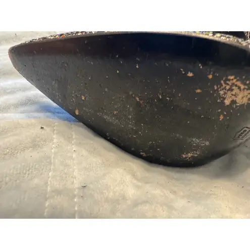 Simona Made in Italy Pointed Toe Heels Glitter Sparkle Party Shoes Black Size 7