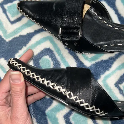 Yellow Box Black Mules