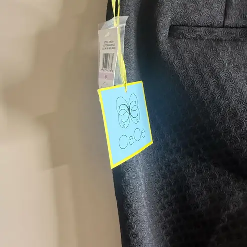 CeCe women’s black Charcoal Patterned Dress Pants size 6