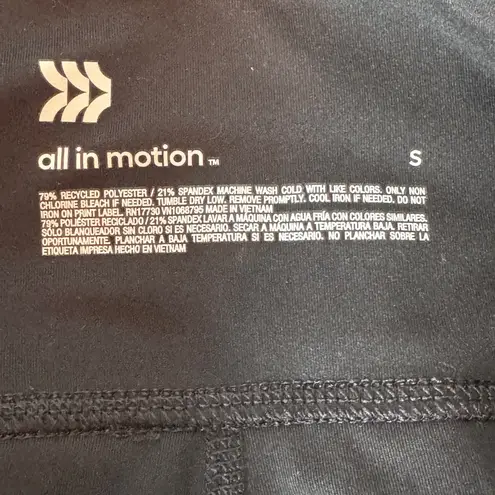 All In Motion Black Bike Shorts High-Rise Stretch buttery soft size small