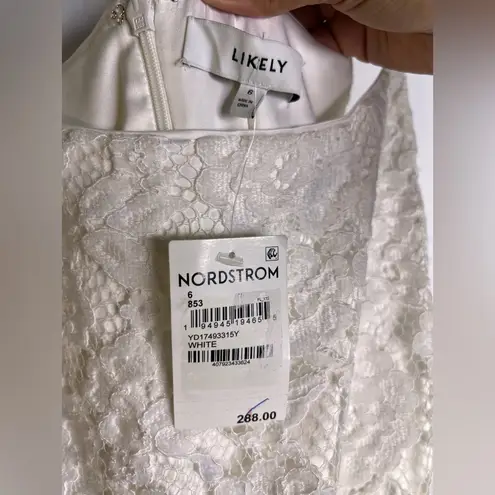 Likely Mari Dress - Feather Trim Cocktail Minidress