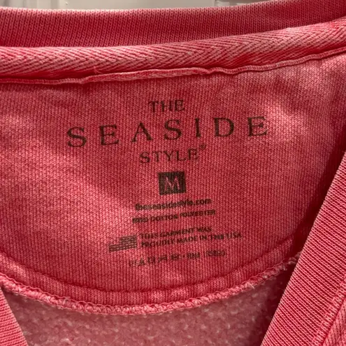 Comfort Colors pink seaside sweatshirt from 