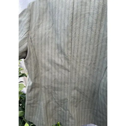 Vintage Sweet Suit Women’s Sz 12 Dress Jacket Tan Brown City Brown Button Green