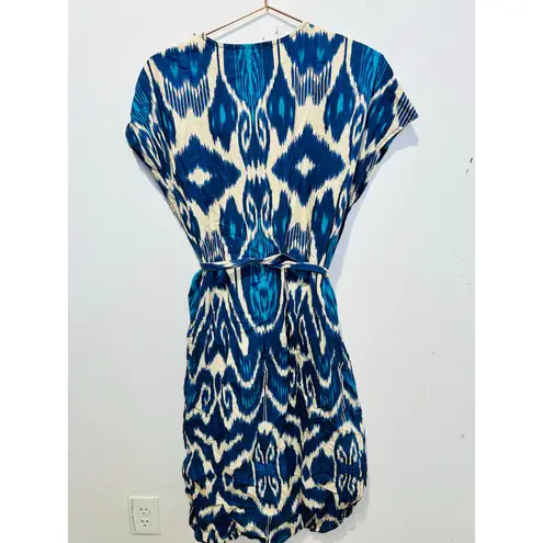 VANESSA BRUNO Blue Printed 100% Cotton V
