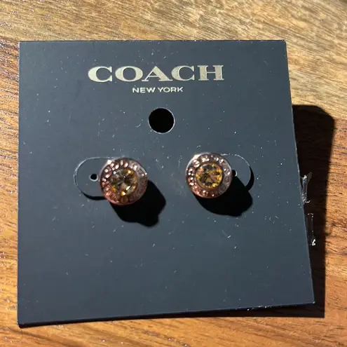 Coach  New York earrings