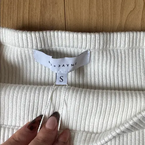 THE LUXE KNIT MIDI SKIRT / BONE Size undefined