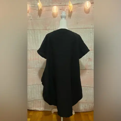 PATRIZIA LUCA Oversized black dress Size S