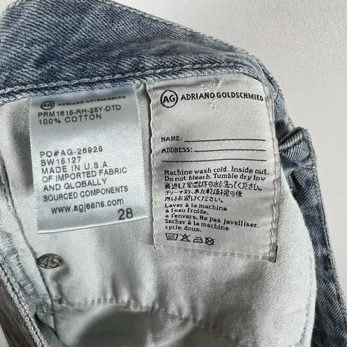 AG Adriano Goldschmied  Skirt Womens 28 Denim Erin‎ Pencil Blue Jean Distressed