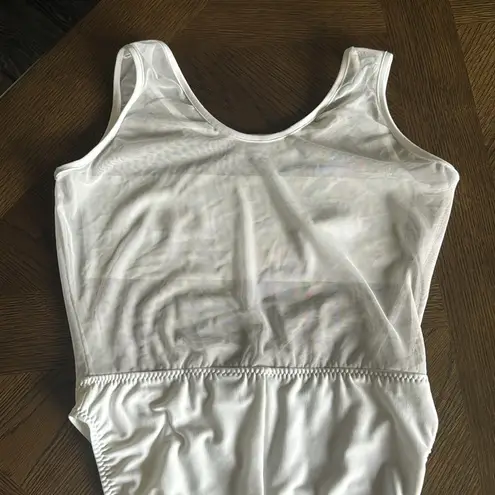 Norma Kamali Dash Dash Mesh Inset One-Piece Swimsuit, Size Medium, $195