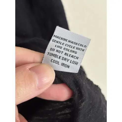 Habitat Clothes to Live In Medium Tunic Top Button Accent Cotton Coastal Boho