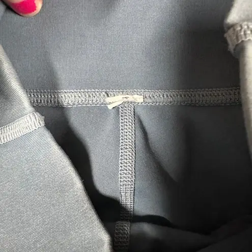 Lululemon Womens 2 Blue Wunder Under Gym Yoga Low Rise Stretch Leggings Long