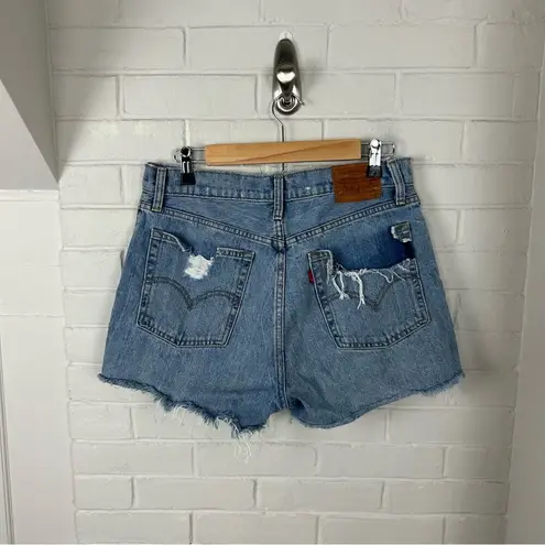 Levi's Levi’s Button Fly Distressed Wedgie Shorts Size 30