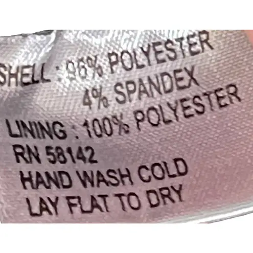 Muse Women's Dress Rouched Stretch Long Sleeve Round Neck Lined Multicolor 8 Red