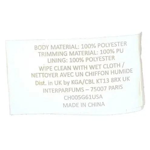 Jimmy Choo Navy Blue Canvas and Leather Trim Weekend Travel Bag