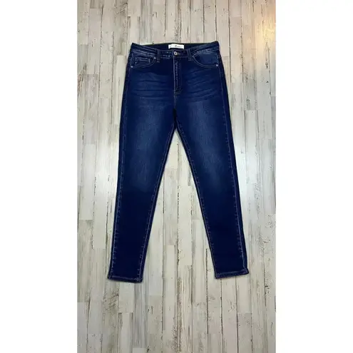 KanCan Jeans Women's Size 11/29 Nicole High Rise Super Skinny Dark Wash Jeans Blue