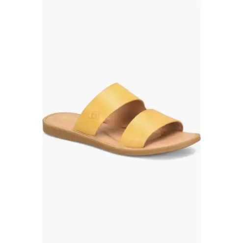 πBORNπ Mika Sandal ~ Yellow Leather 9 Medium NEW WITHOUT BOX