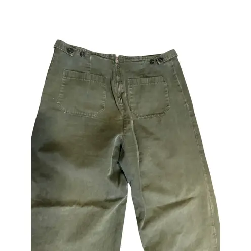 Habitat Clothes to Live In Olive Green Cotton Pants – Made in USA – Size M