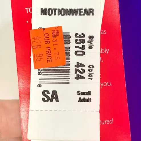 MotionWear Asymmetrical Dance Performance Wear Top Small Adult Purple Punk