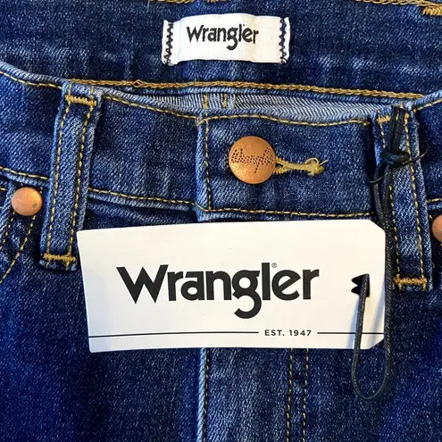 Wrangler  Retro Premium High Rise Skinny Cotton Dark Wash NWT 26"