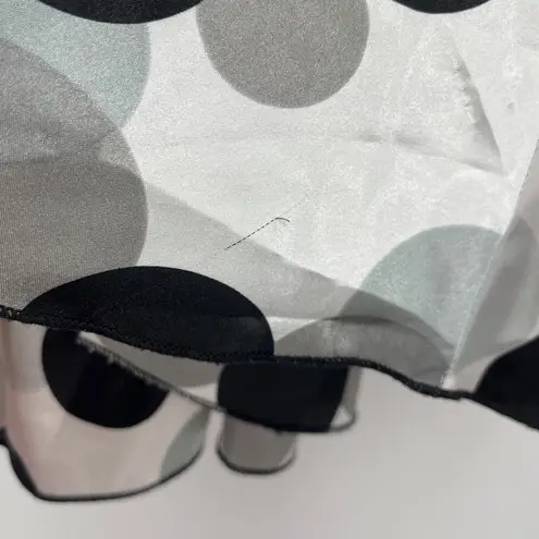 Intrigue Y2K Rockabilly Dress Sz L Retro Glam Polka Dot Tulle USA Satin Babydoll