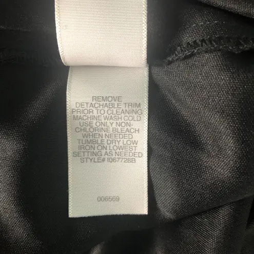 Bisou Bisou Maxi Black Sleeveless Pullover Dress Women's Size 14