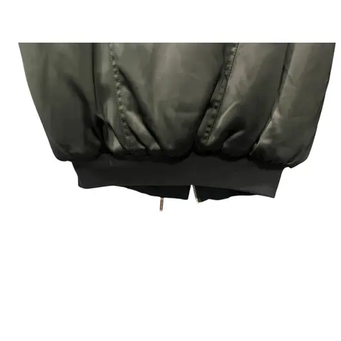 Marciano Black Luxury Bomber Jacket Size XS Women's Puffer Pockets Casual Zipper