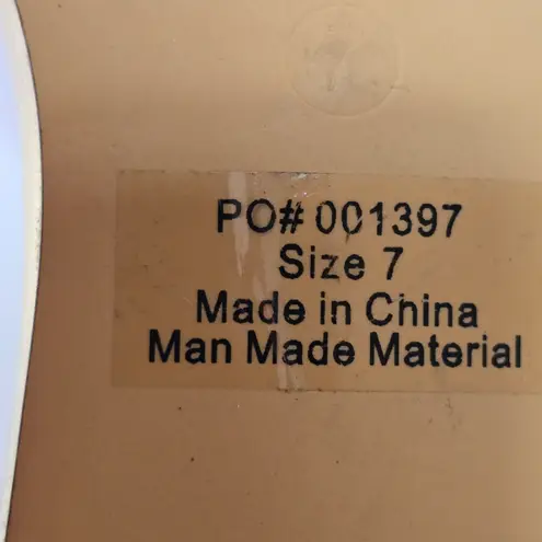 Journee Collection Verona Gold Glitter Open-Toe Sandals Size 7 Wedding Party