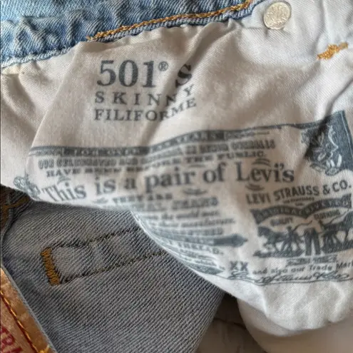 Light Blue Levi’s 502 Jeans cropped size 25