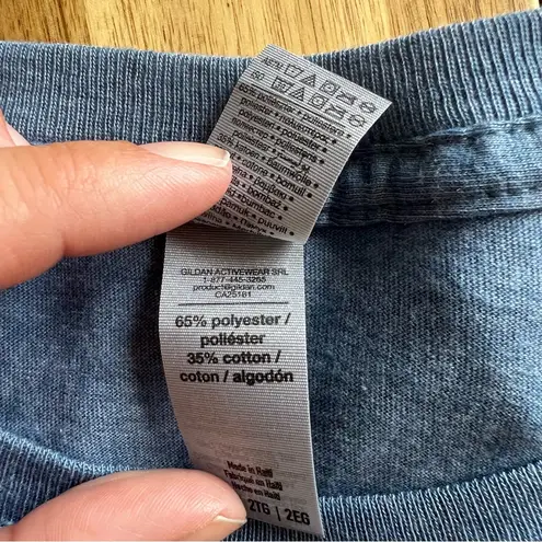 Gildan Softstyle Graphic Tee 2XL – Motherhood Cold Coffee Shirt Blue Size undefined