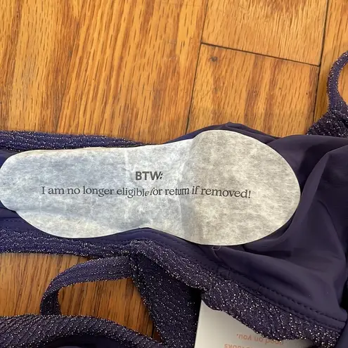 ANDIE NWOT Swim The Lanai One Piece Cosmic Sparkly Blue Size S