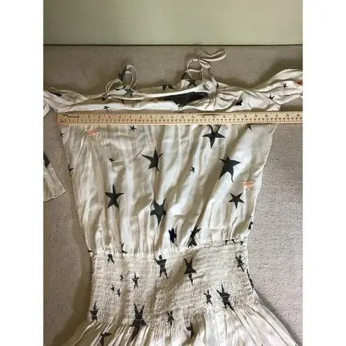 Surf Gypsy Cold Shoulder Swim Coverup Sequin Star detail Sz. Sm EUC Swimwear