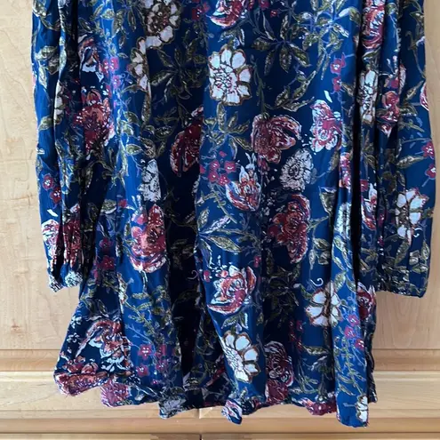 Angie  Navy Floral Dress