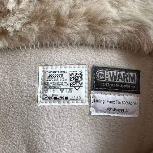 Merrell BNWOT Size 8.5 HAVEN PULL-ON POLAR Peacoat Leather Boots New Women's Shoes