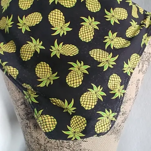 Delia's One Piece Pineapple Bathing suit Yellow Size L