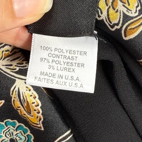 MISA Los Angeles Talia Mix Floral Mini Dress Ruffle Short Sleeve Party Dress S